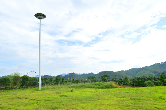 草地天空