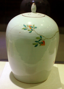 粉彩冬瓜缸