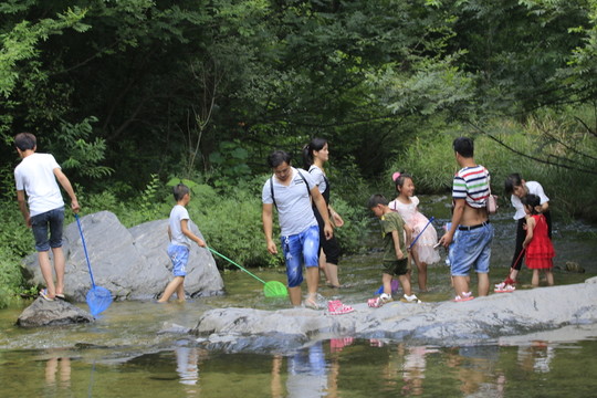 戲水