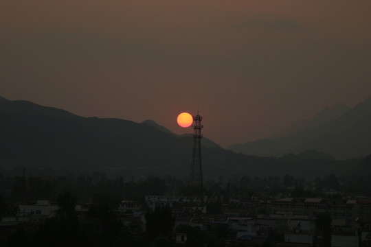 夕陽