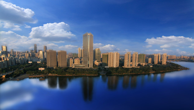 遠(yuǎn)眺惠州江北地標(biāo)
