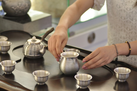 純銀茶具