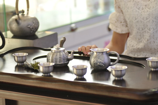 純銀茶具
