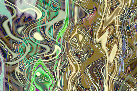 抽象線條裝飾畫花紋印花 無分層