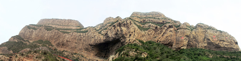 北岳恒山全景圖