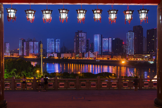四川綿陽(yáng)城市風(fēng)光