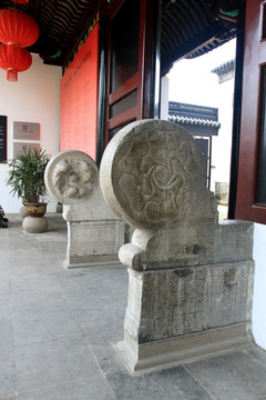 蘇州昆曲博物館 抱鼓形門墩石
