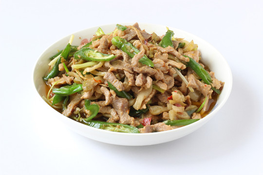 榨菜青椒肉絲