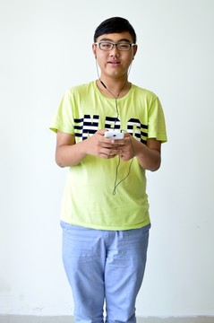 男孩 肖像 人像