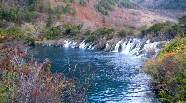 九寨溝的水