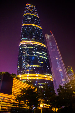 廣州西塔夜景