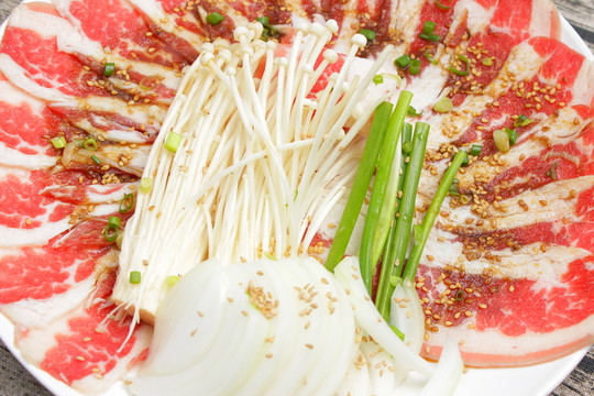 調(diào)味牛五花
