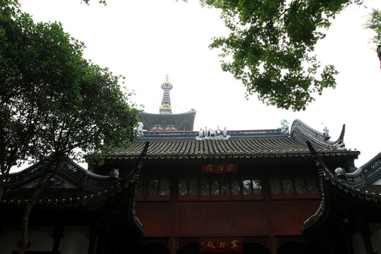 寒山寺 寶頂 飛檐 翹角
