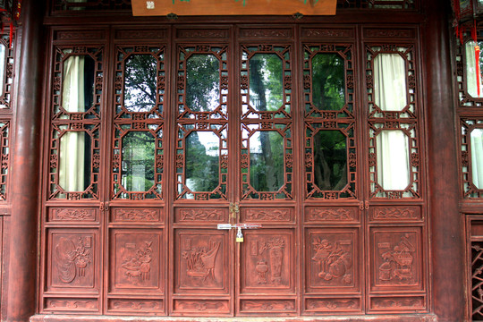 寒山寺 楓橋第一樓 門扇