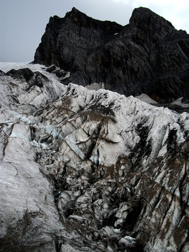 玉龍雪山冰川