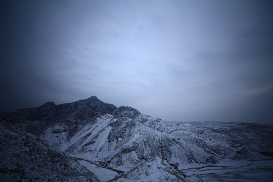 塞外雪景