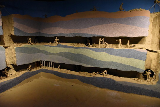 古代銅礦開采場景