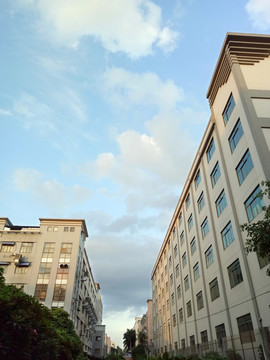 高樓大廈 廠房 工業(yè)區(qū) 城市建
