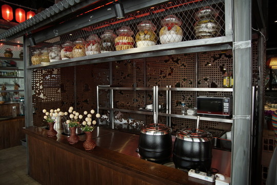 餐廳展示墻
