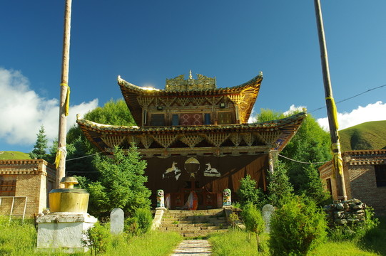 阿柔大寺古建筑