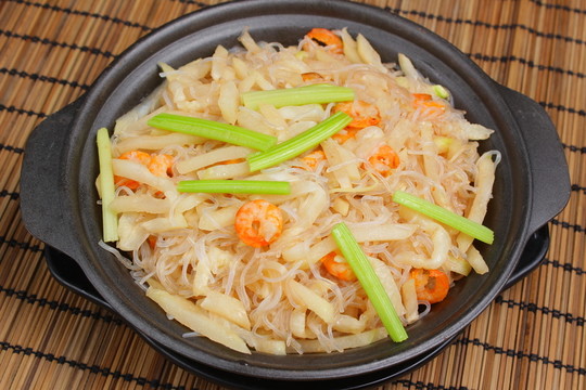 節(jié)瓜粉絲蝦米煲