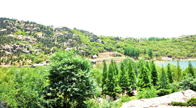 山河風景 大山風景 山水相依