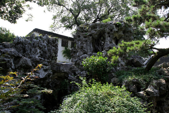 蘇州環(huán)秀山莊 假山