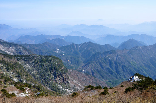 杭州臨安清涼峰風(fēng)光