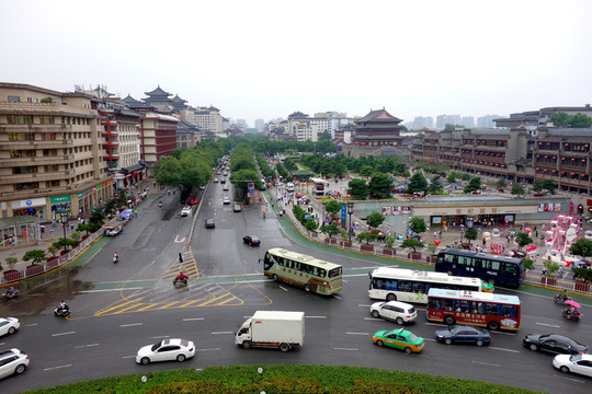 西安街景 西安古城