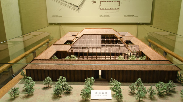 古代建筑模型