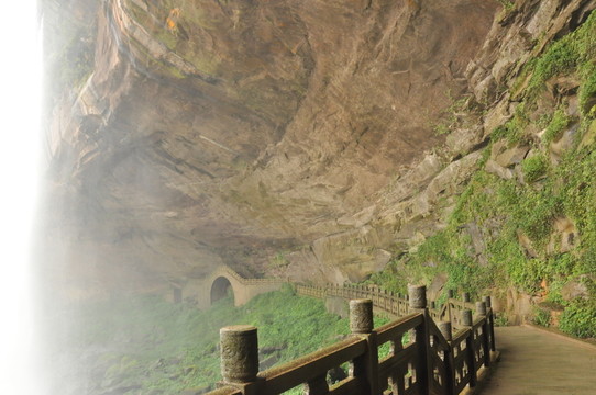萬州大瀑布內部景觀