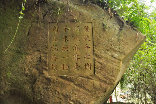菩提本無(wú)樹(shù) 石刻