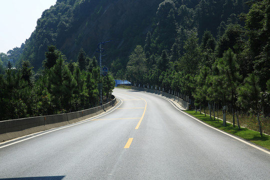 景區(qū) 公路 山路 風光 風景
