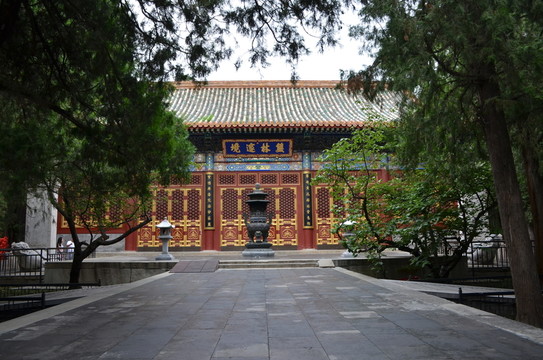 臥佛寺內(nèi)建筑 雙林邃鏡
