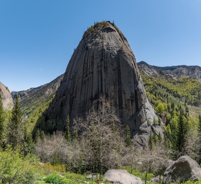 額爾齊斯大峽谷石鐘山