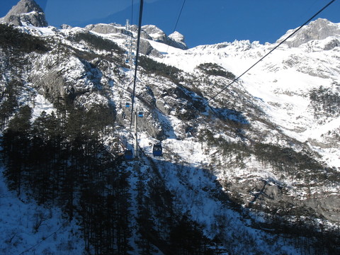 雪山纜車
