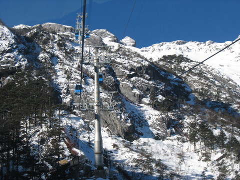 雪山纜車