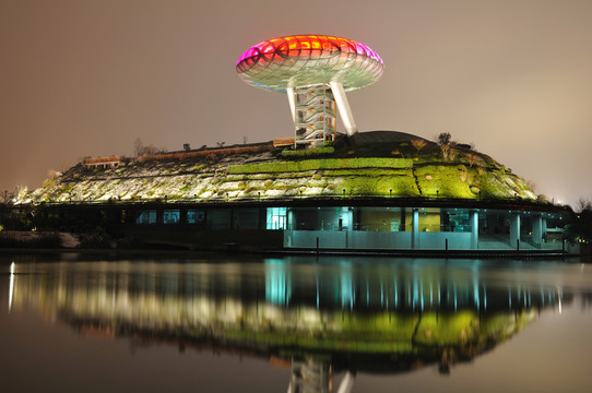 杭州西溪濕地博物館夜色