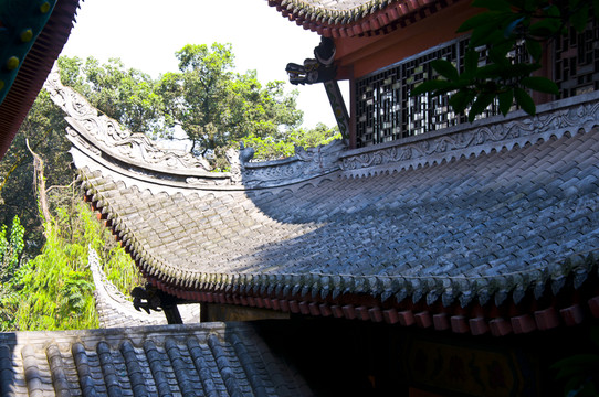 木質(zhì)瓦房結(jié)構(gòu)古建筑