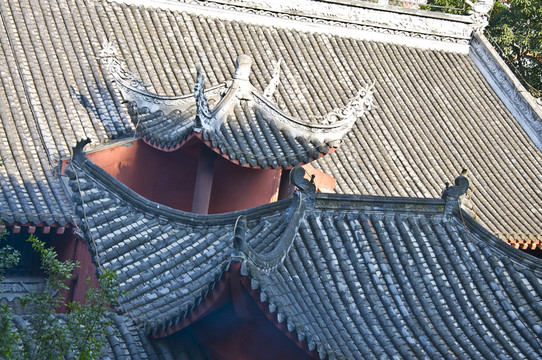 瓦房屋頂高清大圖