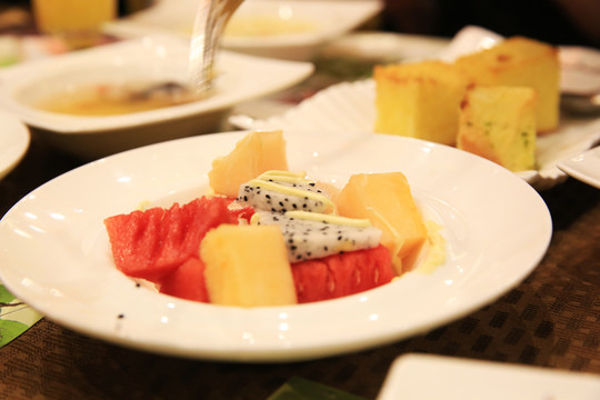 水果 沙拉 美食 西瓜 果盤