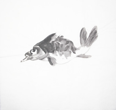 水墨 魚(yú) 不分層