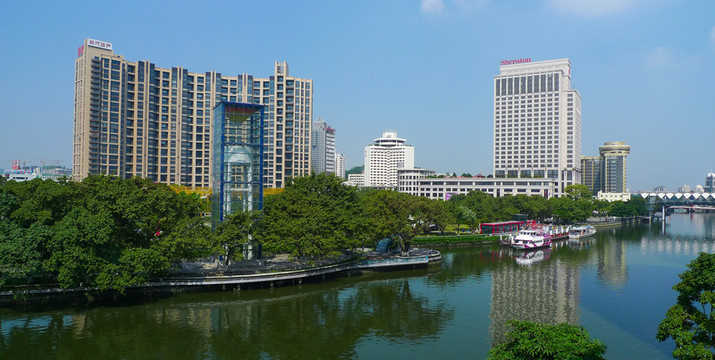 中山 城市 江畔