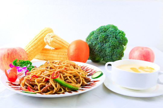 黑椒牛柳面