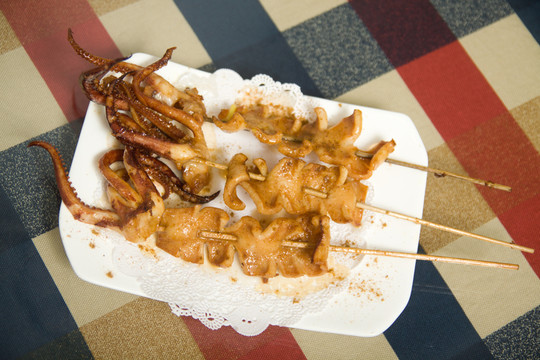 燒烤魷魚(yú)