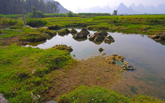 小溪 河水