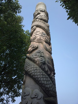 石柱浮雕