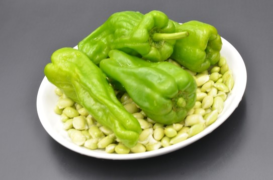 青椒毛豆