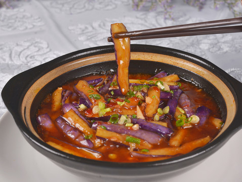 鍋香茄子煲