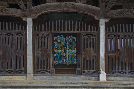皖南古建筑門